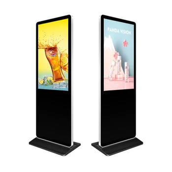 High Quality Digital Signage 4k Lcd Display indoor stand Vertical kiosk digital advertising display screens digital signage
