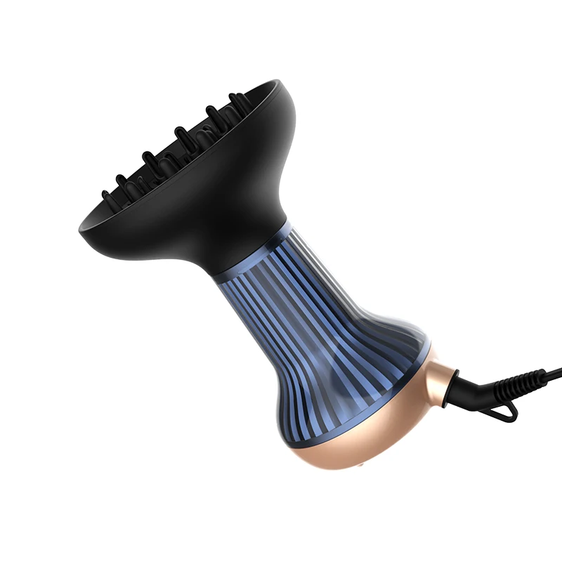 Custom Ceramic Diffon Diffuser Hair Dryer Professional Hair Styling Tools Mini Negative Ion Natural Curls Hair Dryer Diffuser