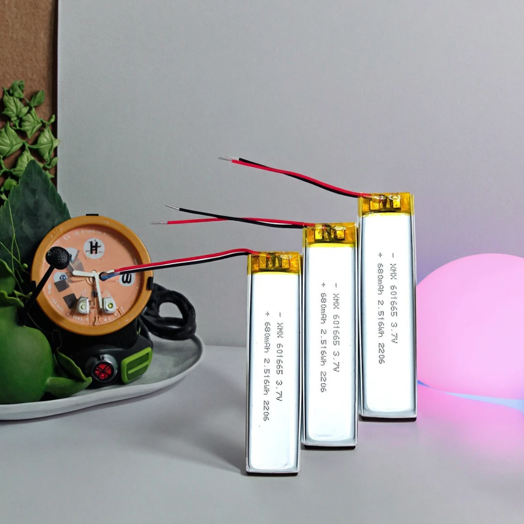 Factory Supplies Rechargeable 601665-680mAh 3.7V Silver Polymer Lithium Ion Battery for Reading Pen Recording Pen Portable Ha65346e13c394fe18c6cb4b82315004cx