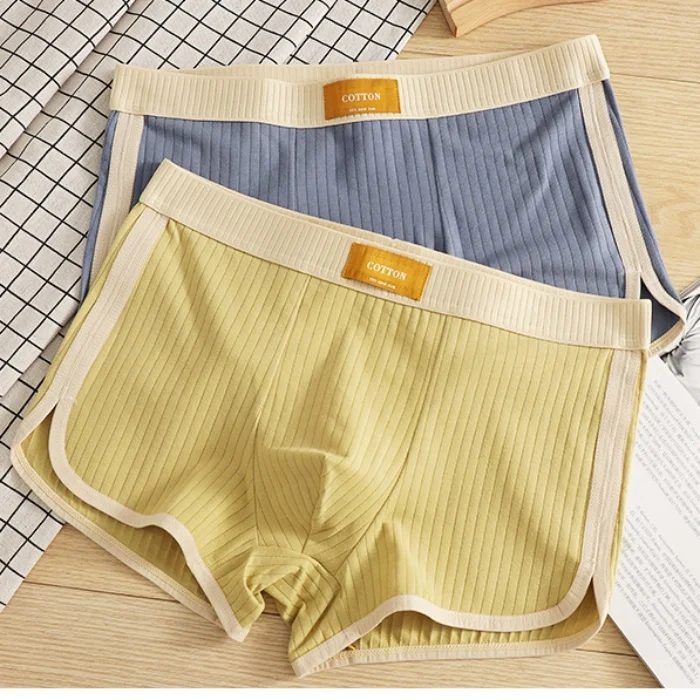 Men's Comfortable Breathable Boxer Briefs Underwear for Spring Summer Autumn Winter