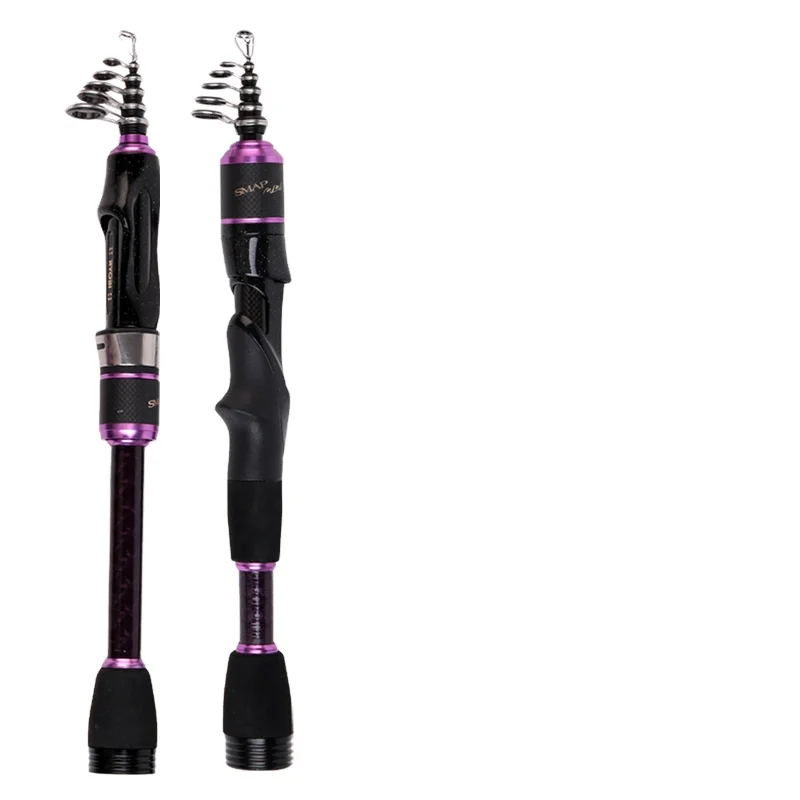 オフショアロッド 紫色 ラバーグリップ【RYOBI】 RYOBI Smap Mini VX Casting Lure Rod - Portable & Lightweight