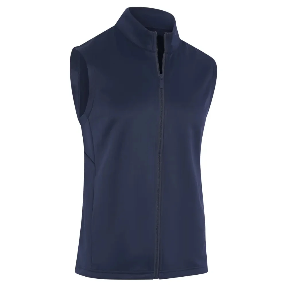 ODM Custom Men's Full Zip Polyester Golf Vest High Quality Breathable Woolen Outer Wear for Casual and Outdoors Use