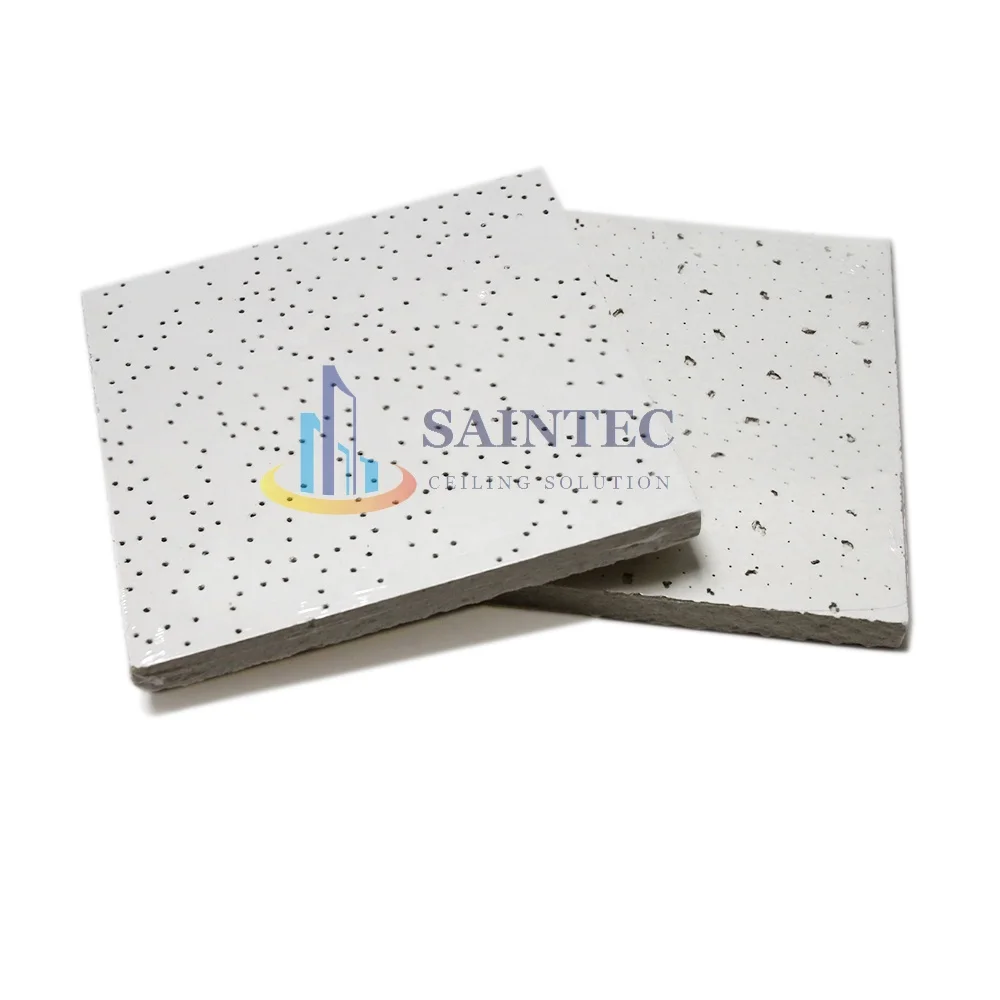 Wholesale Modern Square Fireproof Waterproof Mineral Fiber Suspended Ceiling Tiles Fashion Acoustic Board Ceiling