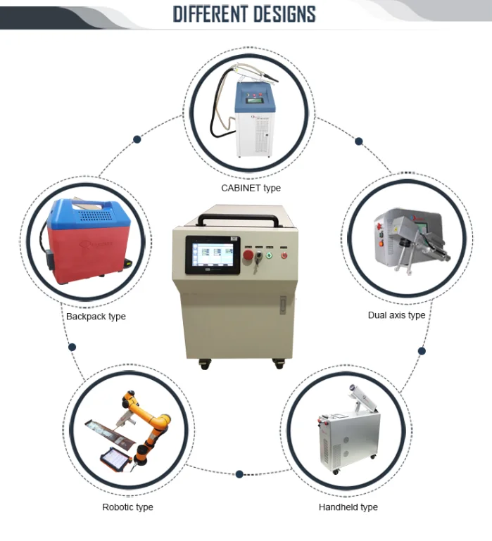 product-1-1 300w Pulse Fiber Laser Cleaning Machine