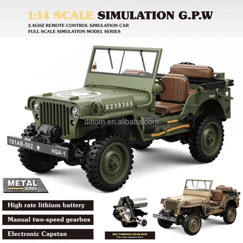【美品】JEEP HG4-58 G.P.W 1/14スケール RC　A1606 美品】JEEP HG4-58 G.P.W 1/14スケール RC A1606 - メルカリ