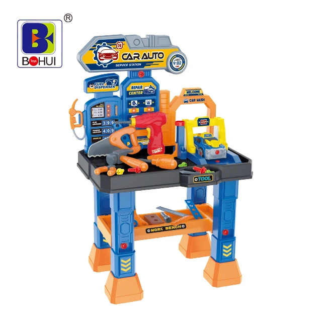Пластиковый строительный мастерский комплект для ролевых игр детский инструмент «сделай сам» верстак игрушка