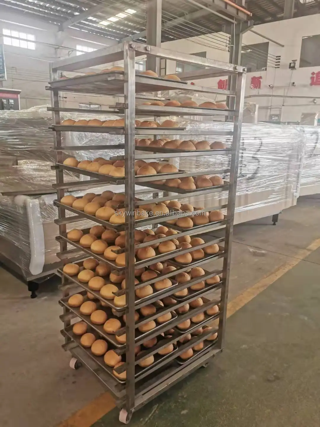 Commercial 32 Trays Rotary Electric Gas Diesel Oven Baking Equipment Rack Oven