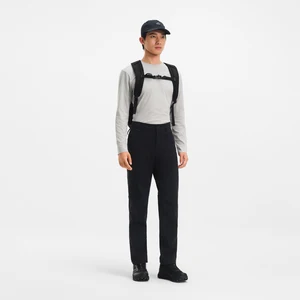 Pelliot Men's New Outdoor Sports Pants Soft Shell Windproof Water-Splashing Resistant High Elastic Drawstring Knitted Waist