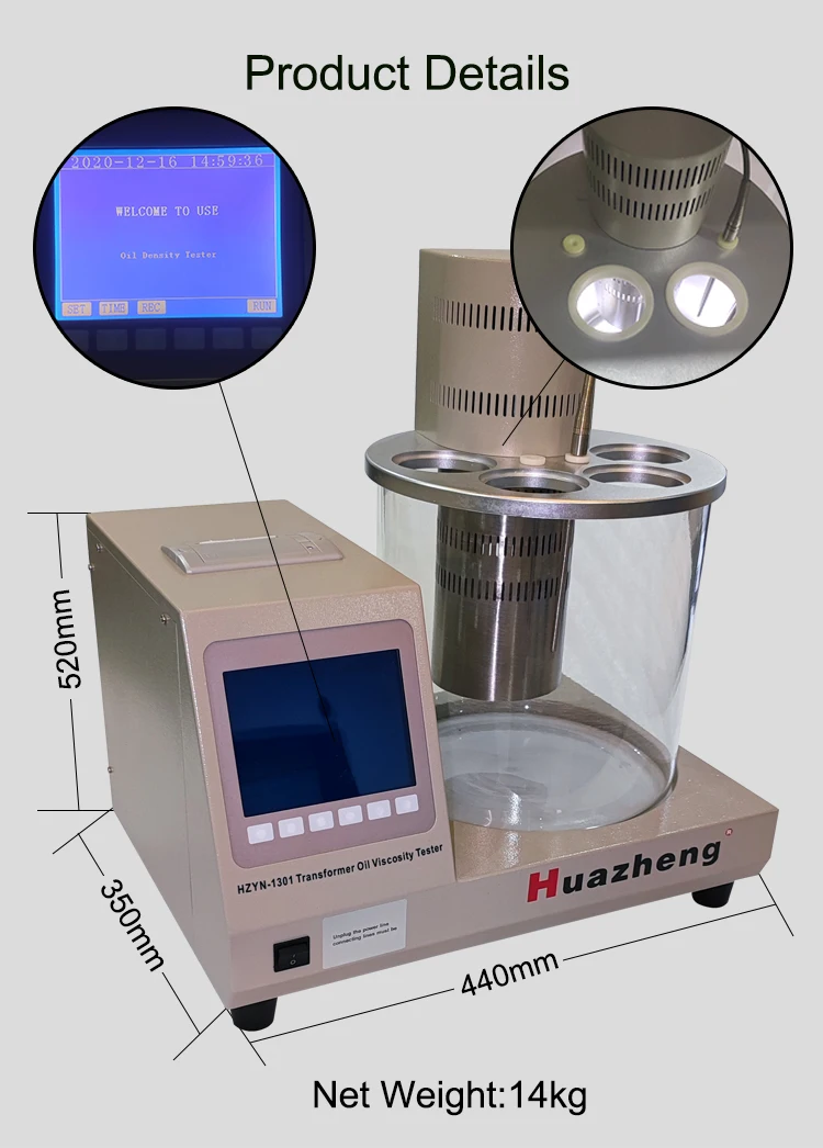 Automatic Oil Kinematic Viscometer Measuring Devices Astm D Standard Kinematic Viscosity