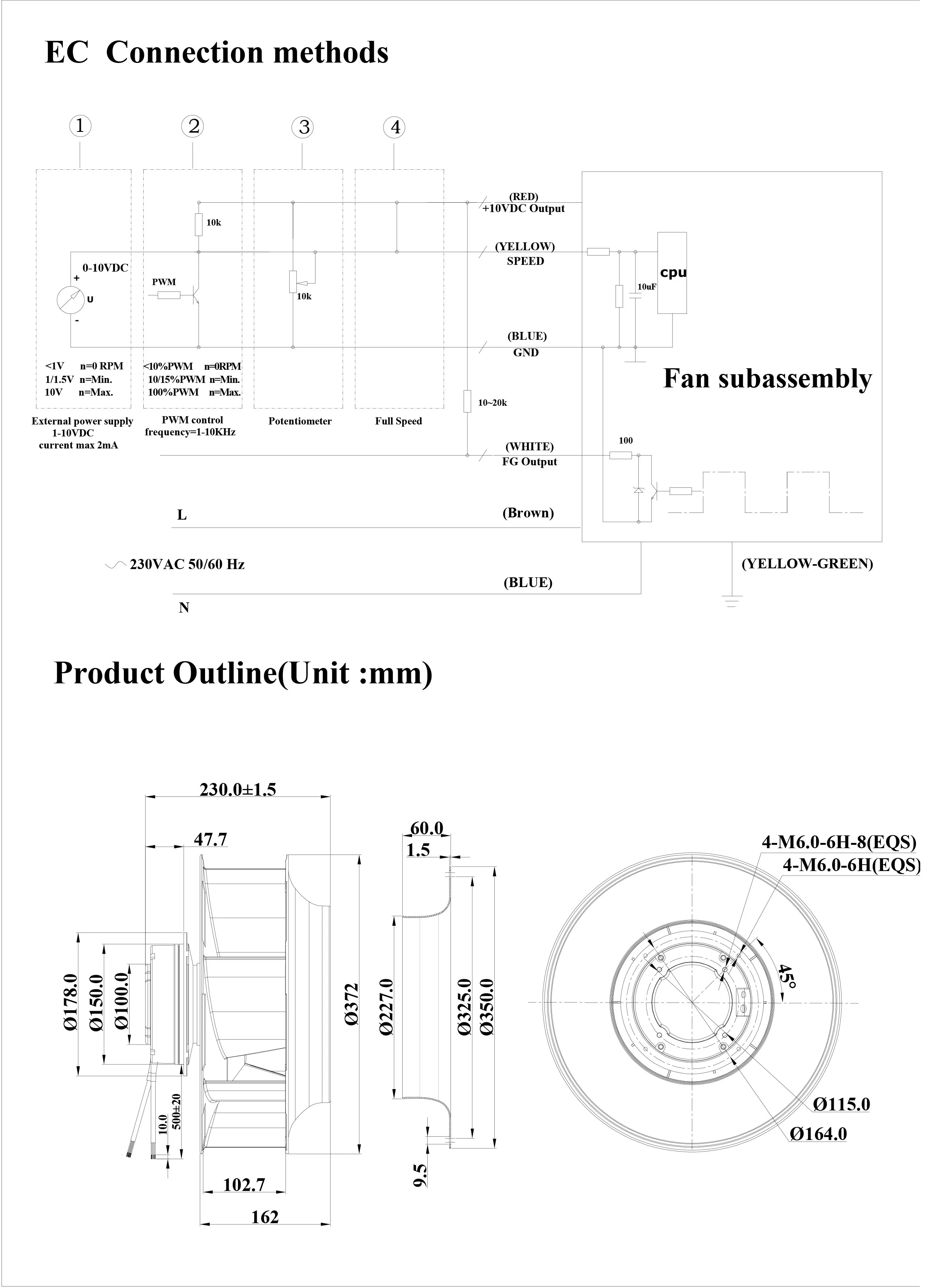 Plastic Centrifugal Cooling Fan, 110V-230V - detail 2