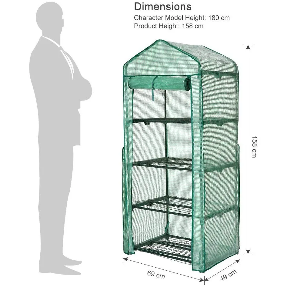 クーポン販売中 PEビニールハウス ガーデン温室 花園温室 植物の温室 ミニガーデン 温室カバー ホーム温室 フラワースタンドガーデンラック家庭菜園温室  替えカバー 4段用 家庭用 鉄フレーム付きなし クリアランス専門店-ssl.daikyogo.or.jp