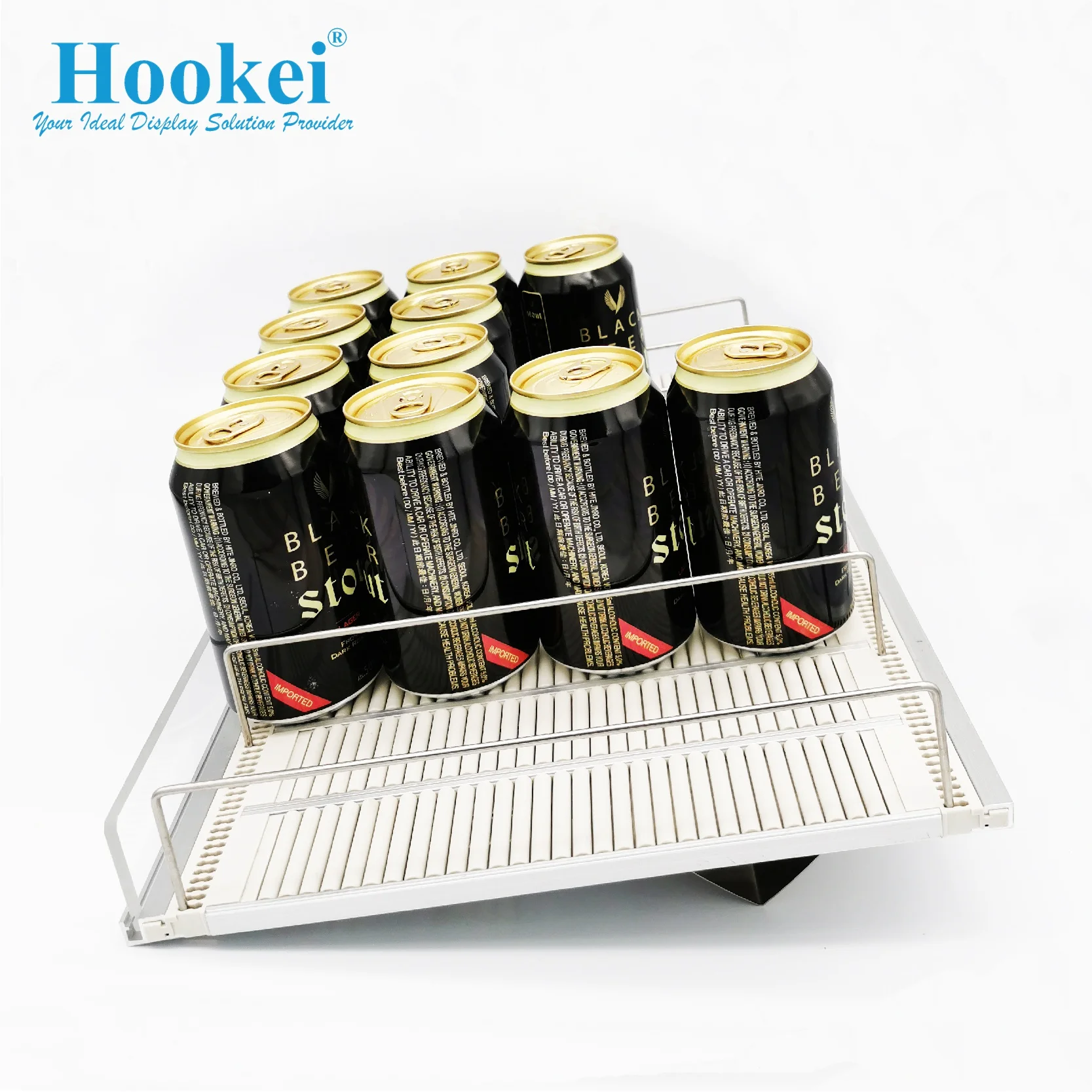 Cooler Glides And Roller Shelf System With Shelf Pusher Elevate Organization Buy Shelf Roller
