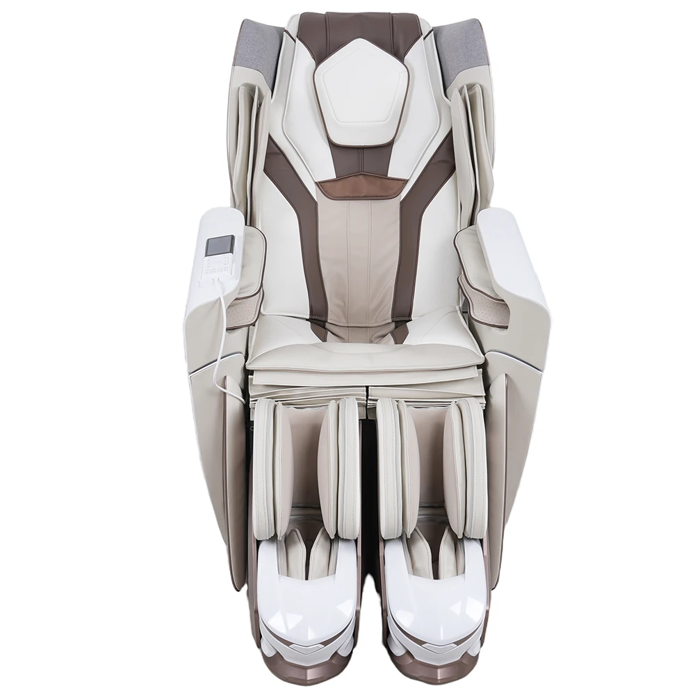 product 2025 luxury home use oem electric high end shiatsu thai stretching 4d robotic zero gravity full body massage chair-2