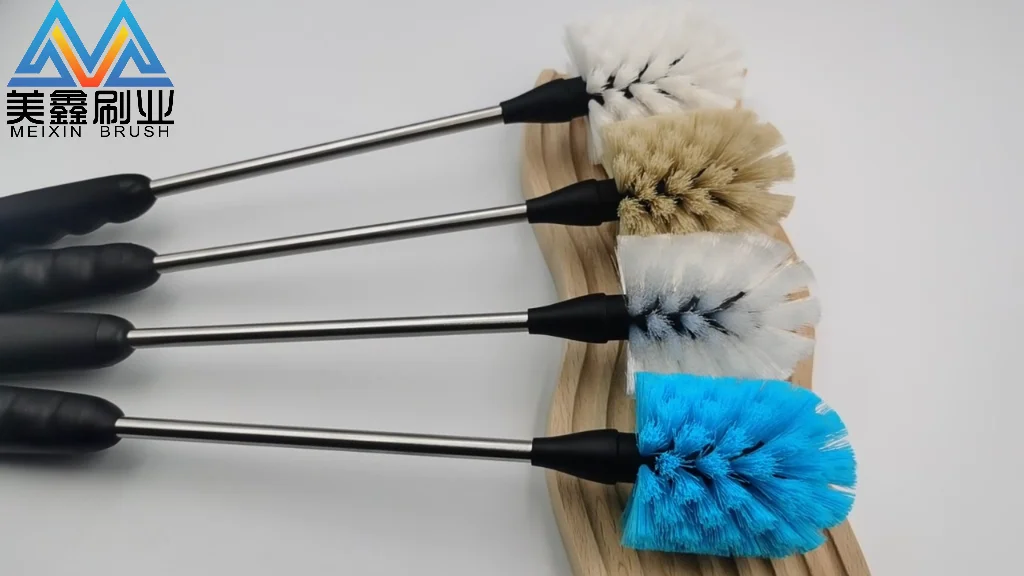 Wholesale Long Handle Stainless Steel Water Bottle Nylon Cleaner