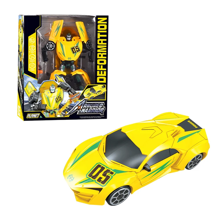 Transform Robot Toy 2 in 1 Changeable Car Robot DIY Robot Alloy Toy Car Deformation Toy for Boys