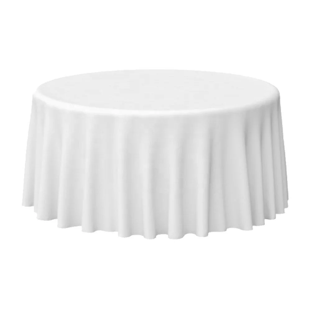 57" Round Satin Tablecloth Cover Wedding Party Banquet Home Decoration 