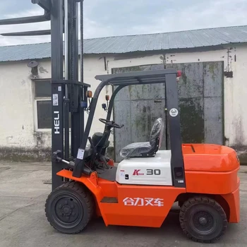 Used Forklift 3Ton Diesel Forklift Truck HELI With Cheap Price Used Engineering Construction Machinery Heli High Quality Small