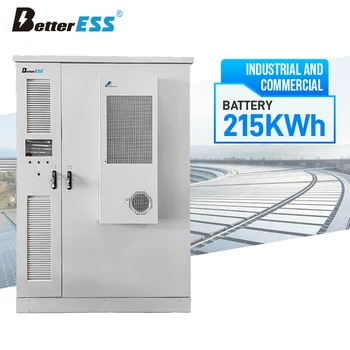 European Hot Selling 215kwh 200Kwh 150kwh 110kwh 100Kwh 70kwh 60kwh Industrial and Commercial Lithium Battery Storage Cabinet