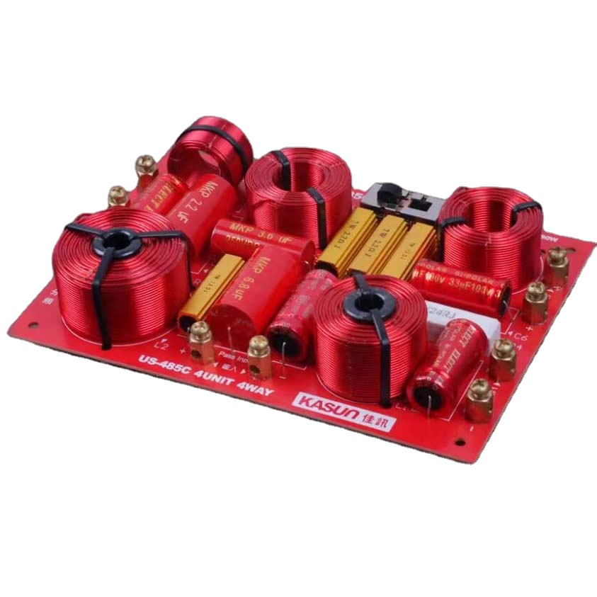 US-485C DIY Audio 4-Way Crossover Network Speaker Rigid PCB