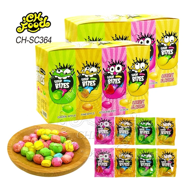 Custom Sour Gummy Candy Mini Ball Sweets Soft Candy Wholesale Halal Candy