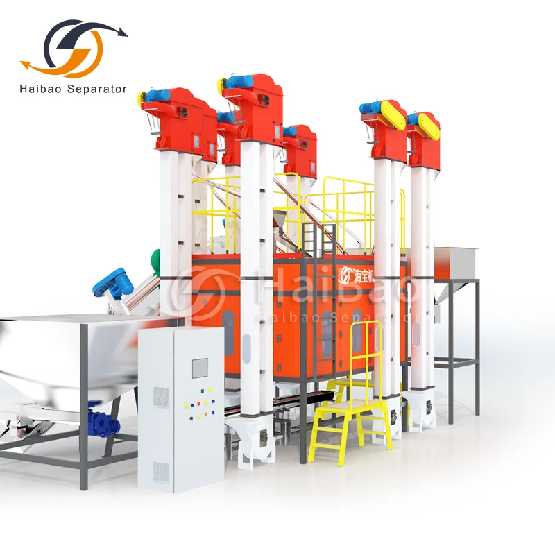 HAIBAO Plastic Electrostatic Separator PET PVC ABS PET PVC PP Mixture Plastic  Separating Recycling Line Machines