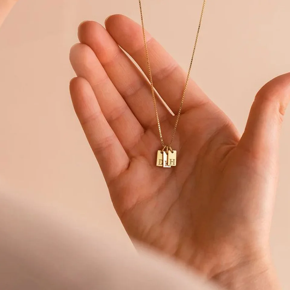 Square Pendant Necklace