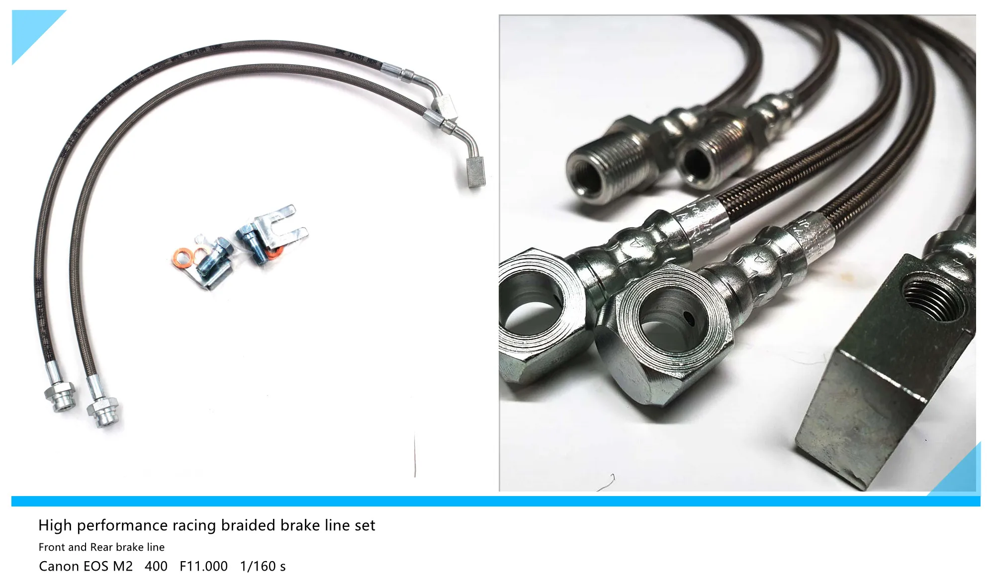 High Performance DOT Approved Racing Brake Hose Line Set