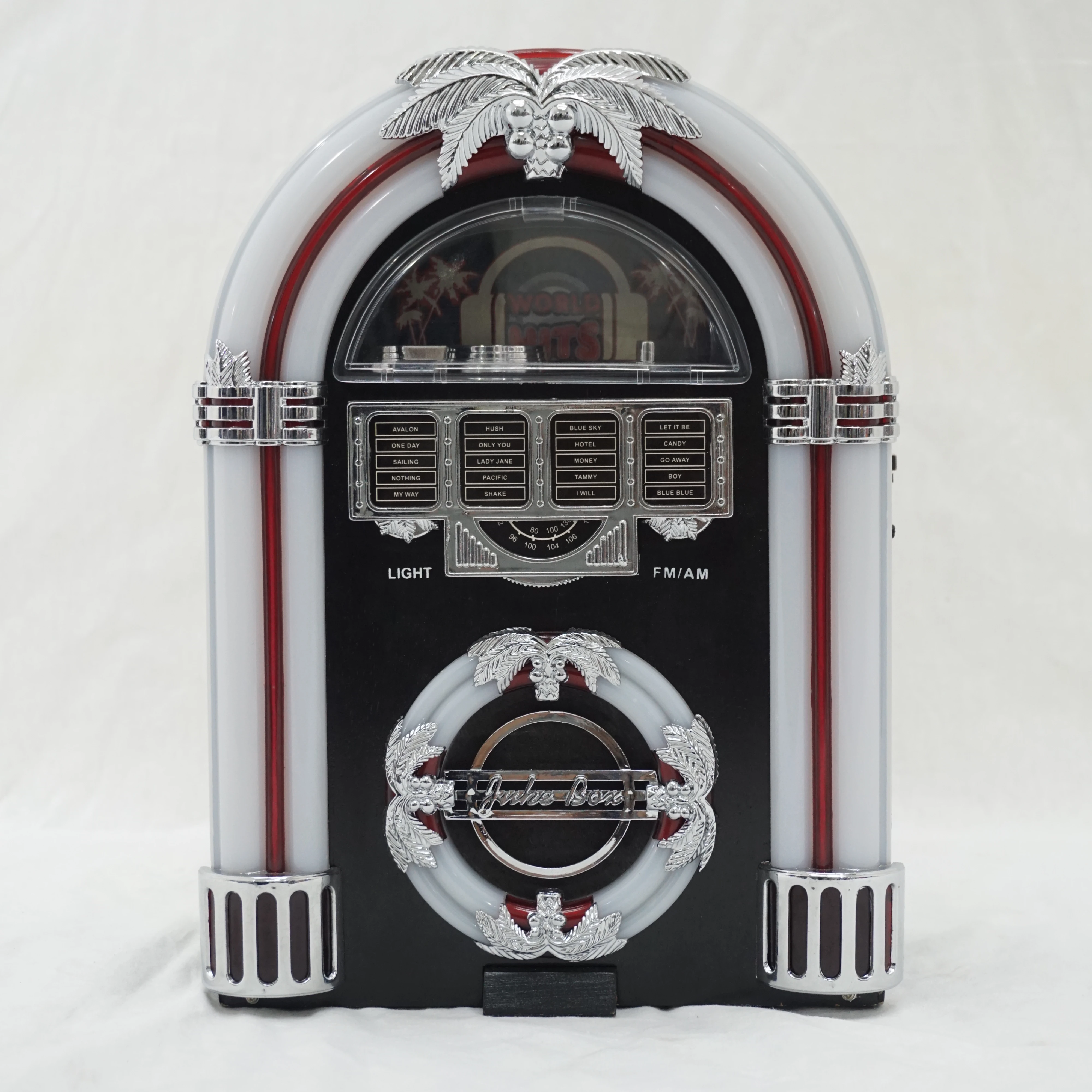Mini Tabletop Jukebox Retro Cd Player Usb,Sd,Mp3,Bt Functions - Buy ...