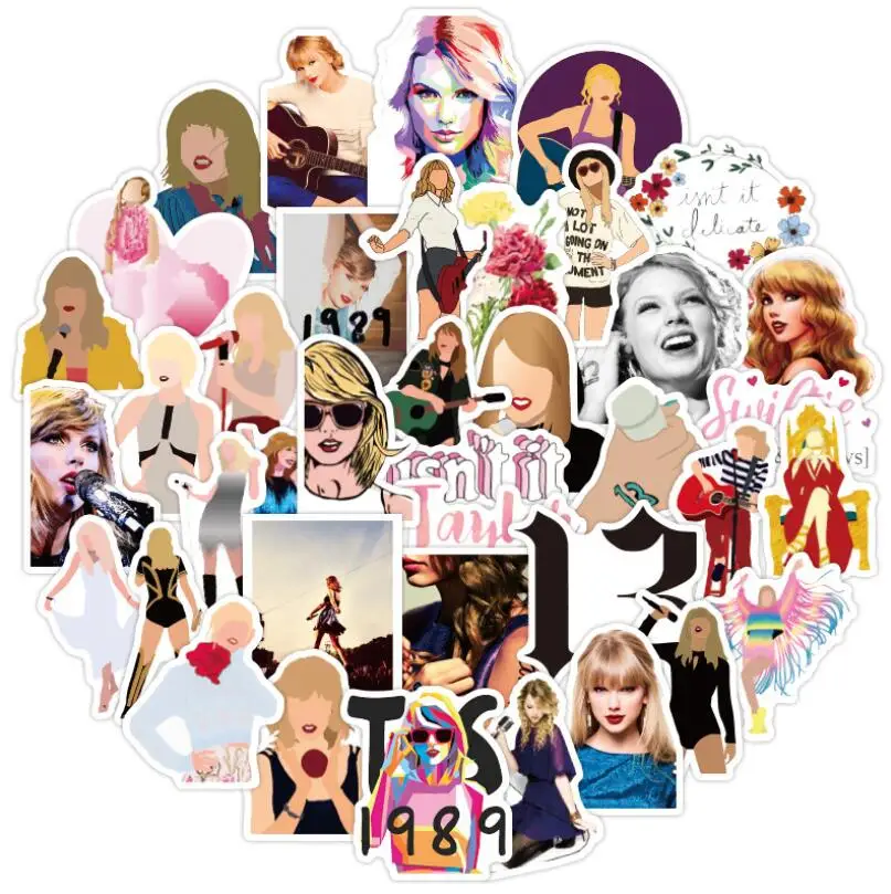 Taylor Swift Surprise Sticker Pack Mystery Sticker Pack Taylor Swift  Stickers -  Sweden