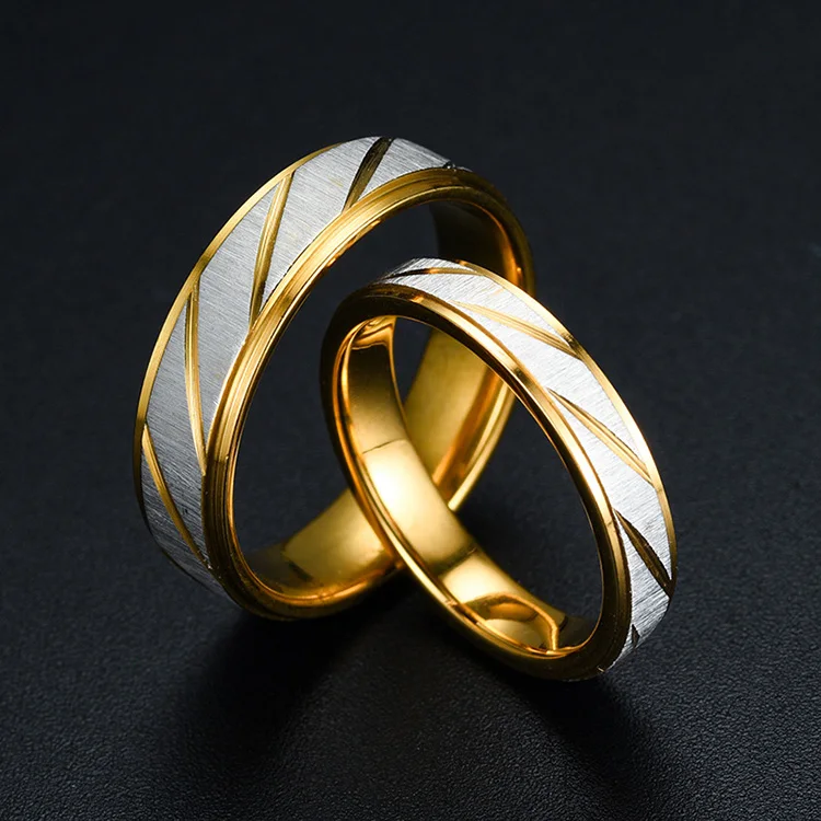 New Classic Stainless Steel Certified Wedding Infinity Ring for Men and Women Engagement Jewelry Gifts