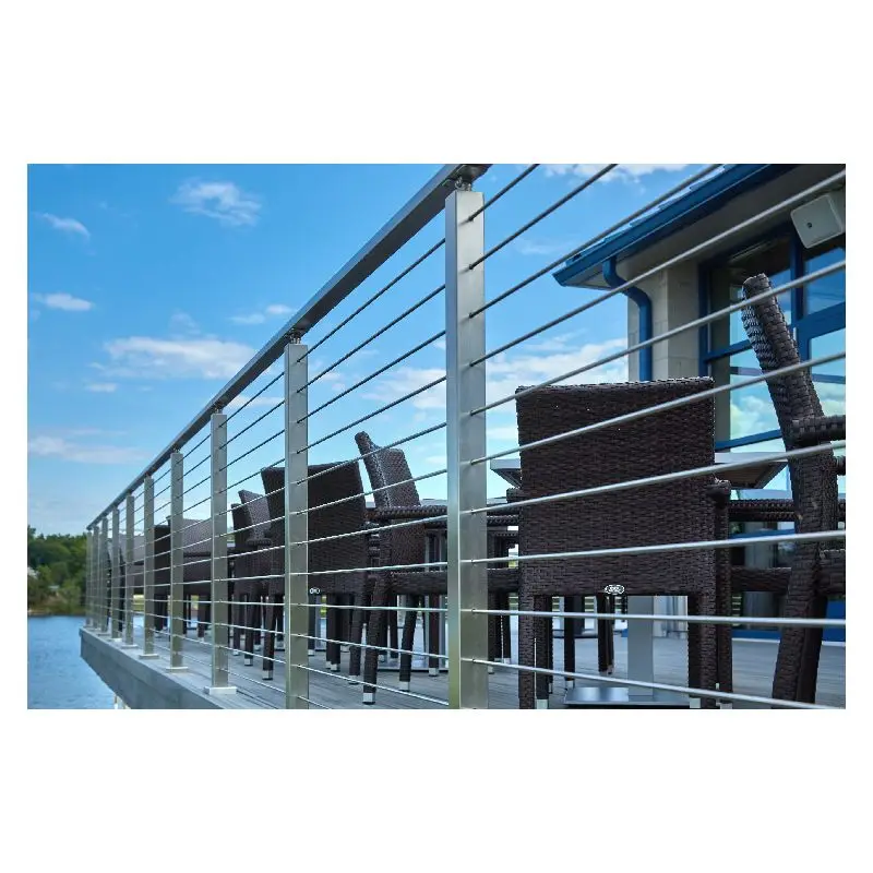 ACE Vertical Rod Railing for Stair Rod Railing System Black Rod Iron Railing