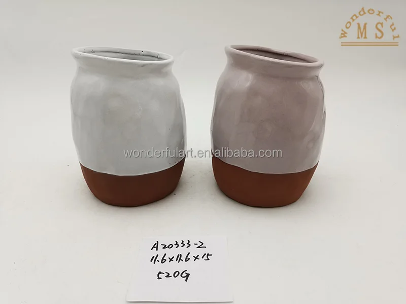 Terracotta Flower Pot Pottery Vase Planter Pots Special Shape Ceramic Pot for Home Decor