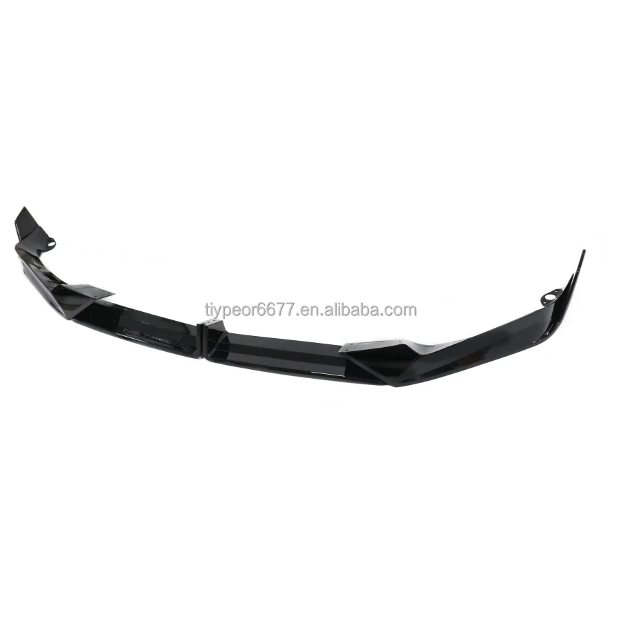 product tiypeor auto exterior abs diffuser body kit front bumper lip for bmw x5 g05 2023   2024 car  part plastic abs front splitter-5