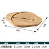 Ovale-25 cm de large-cercle intérieur 215 cm-bois de chêne