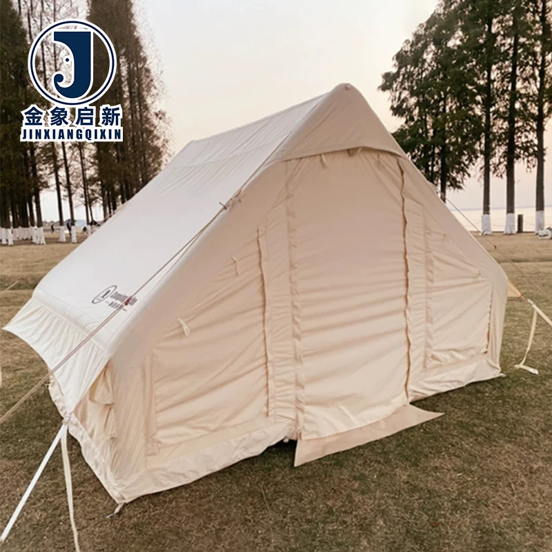 4-Person Inflatable Camping Tent-Single Layer Camping Tent