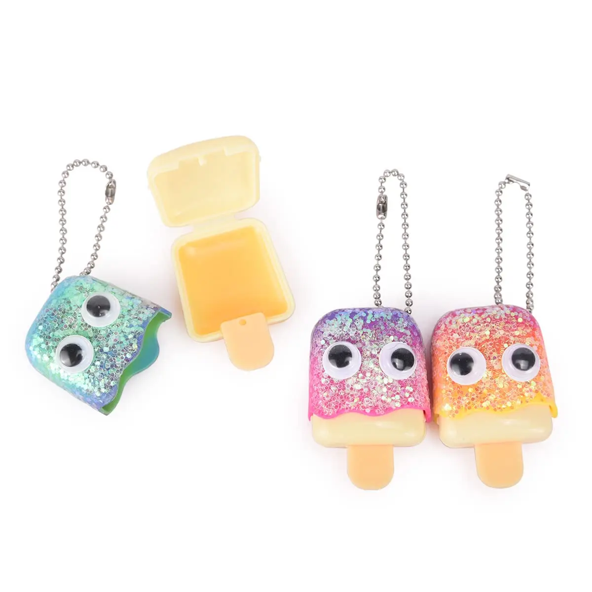 Блестящая игрушка для детей набор ухода с чемоданом блеск губ фруктовым ароматом оптом