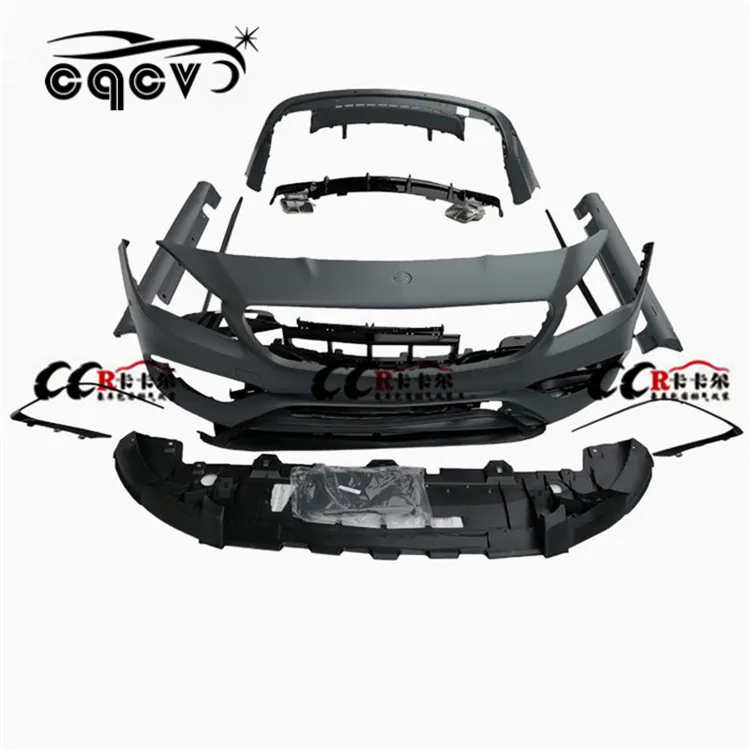 High Quality Plastic Material CLA45 AMG Style Body Kit for Mercedes Benz CLA200 W117 Front Bumper for Mercedes Benz Cla Class