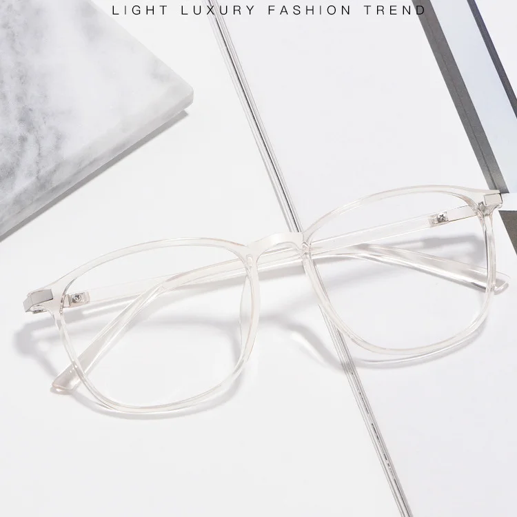 Transparent Eyeglasses Frame Clear TR90 Optical Glasses for Man Women
