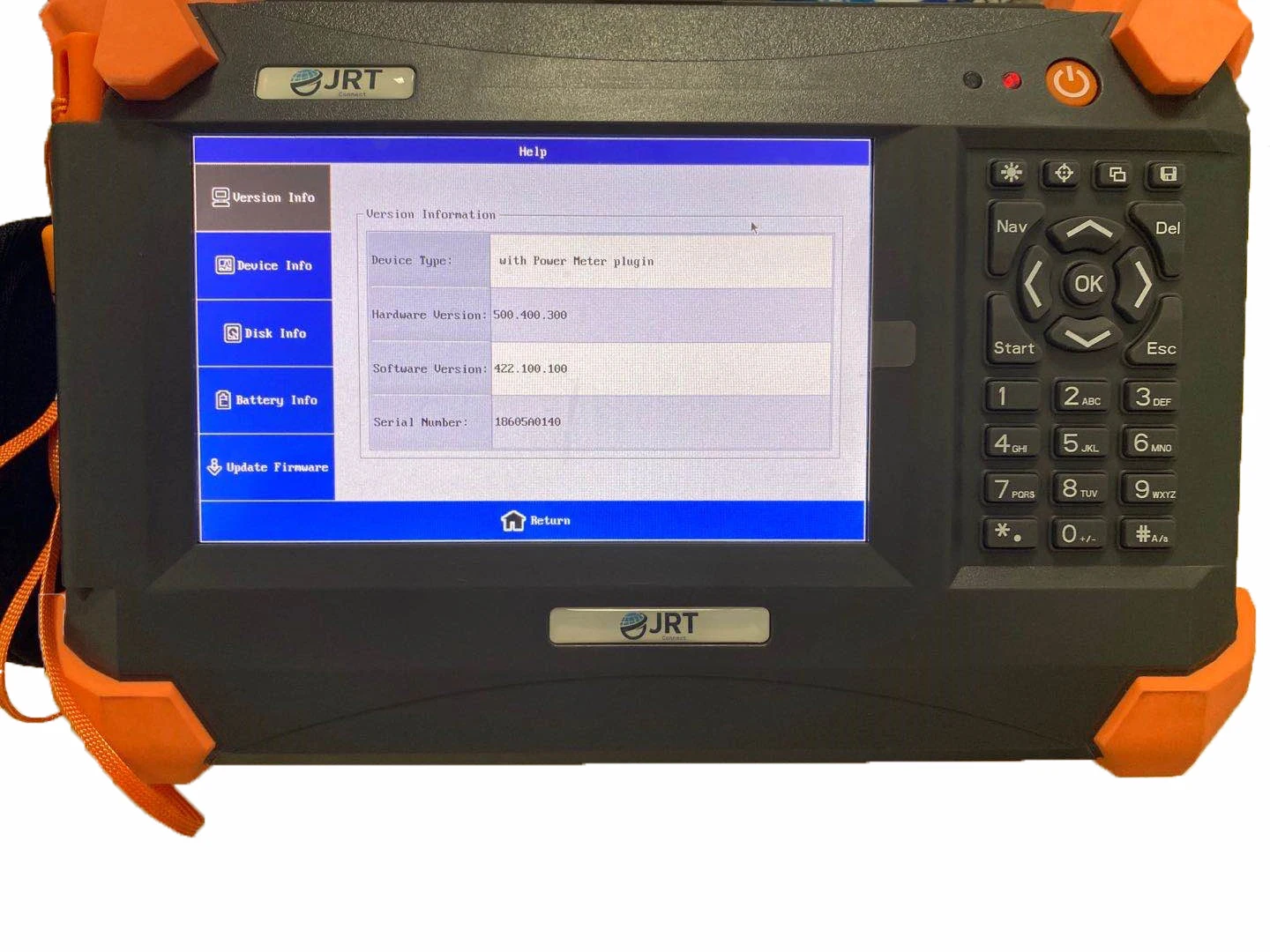 25 MHz to 4 GHz Handheld Site Master Cable and Antenna Analyzer