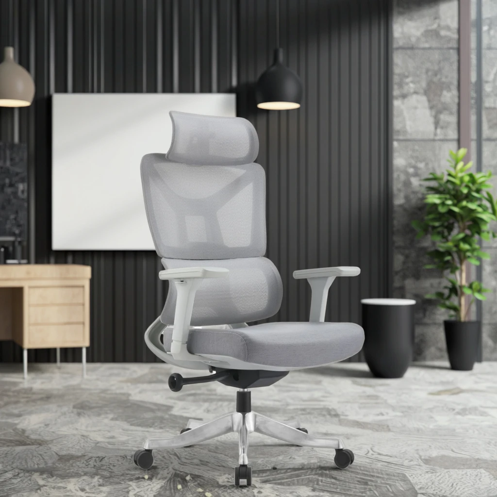 High End Ergonomic Design PU Lift Chair Reinforced Nylon Base High Elasticity Foam Professional Comfort 3