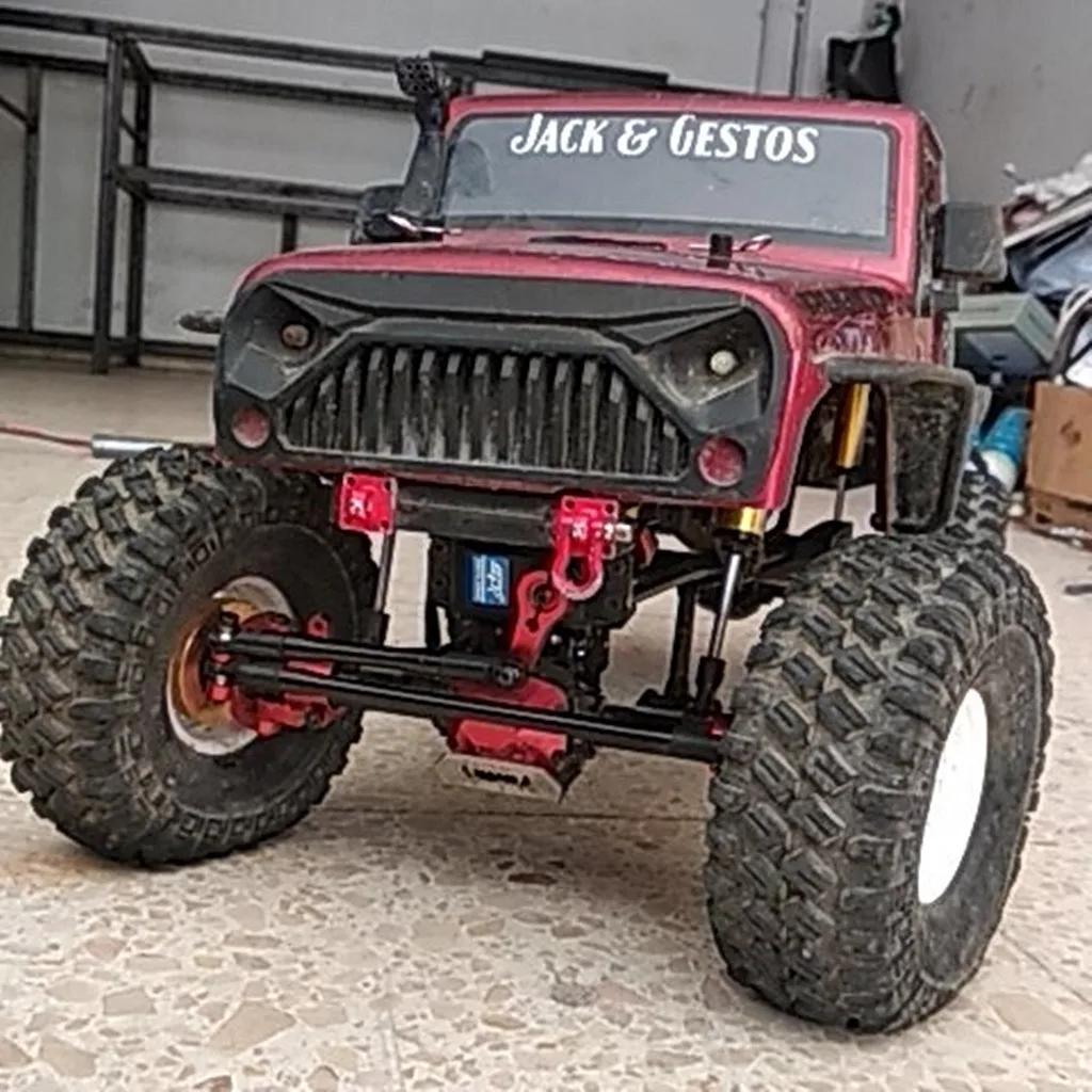 Радиоуправляемый автомобильный ЧПУ металлический передний/задний мост с защитой для 1:10 гусеничный автомобиль осевой SCX10 II 90046 90047