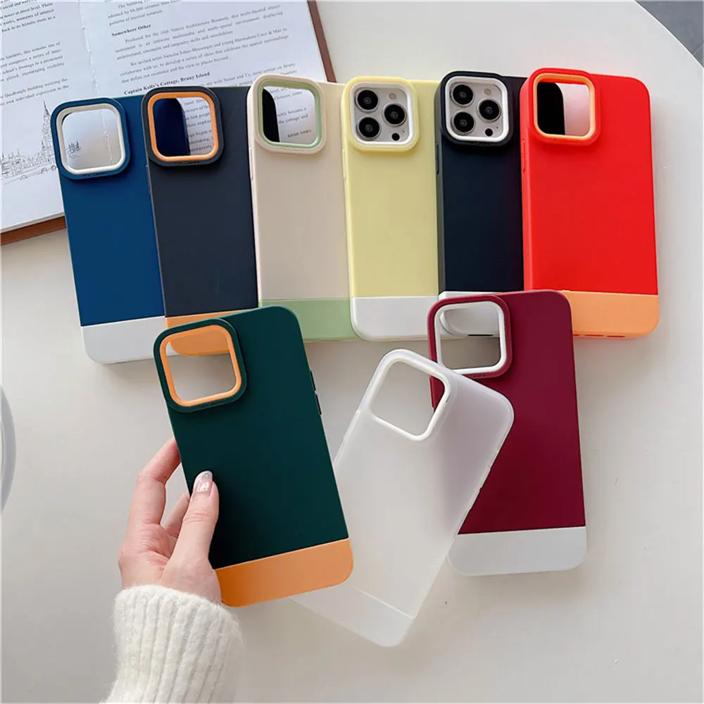 Liquid Silicone Phone Case For Iphone 15 14 13 12 11 Xr Xs Max Pro Plus Tpu Simple Multiple Colors Sjk412 Laudtec manufacture