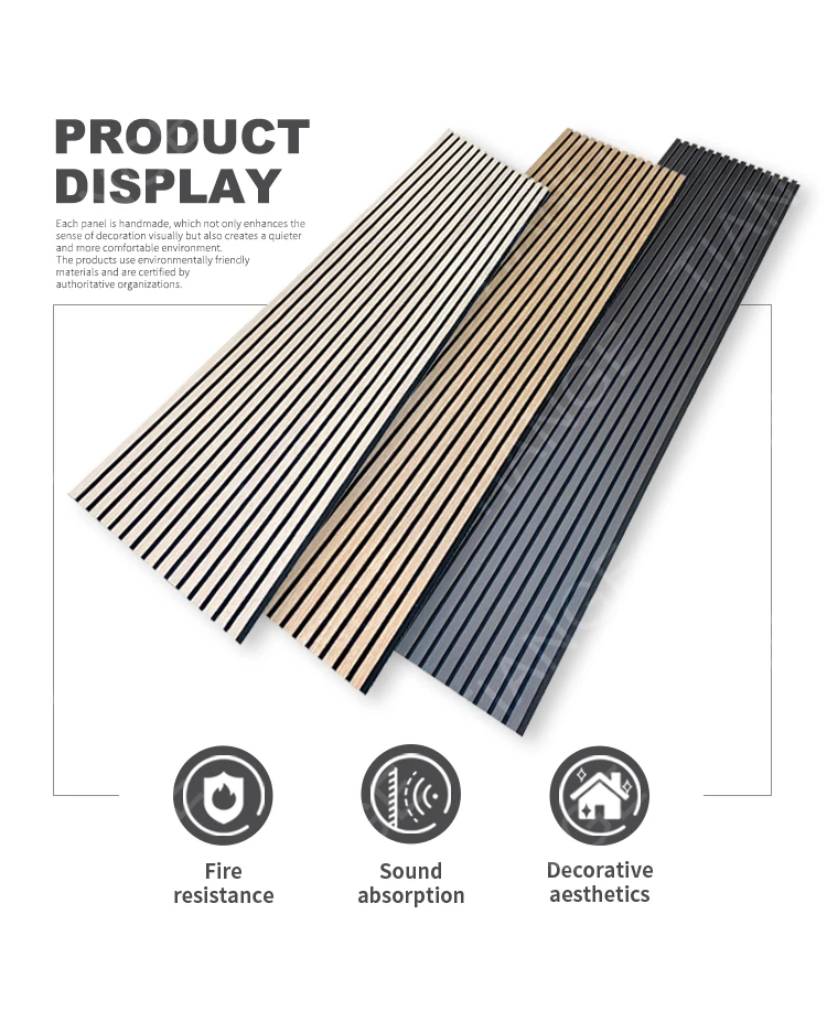 Tiange Natural Veneer 2400x600 Walls Slat Acoustic Panels Wood Up ...