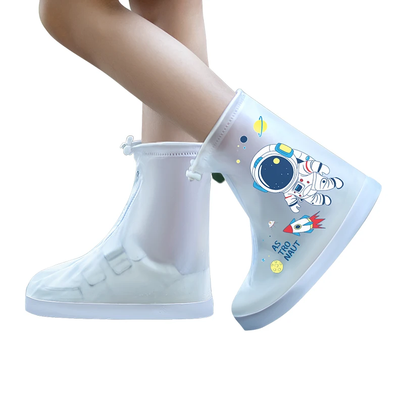 High Quality Custom Waterproof Over Shoe Cover Soft Breathable Rain Boot Non-Slip Insole for All Seasons Unisex