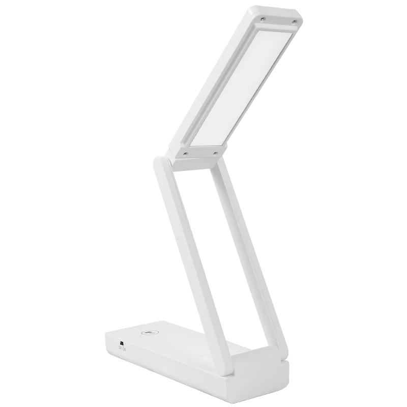 Portable Foldable LED Cordless Table Lamp 9-Brightness Wireless Design Battery Operated Rechargeable Feature Small Desk Lamp