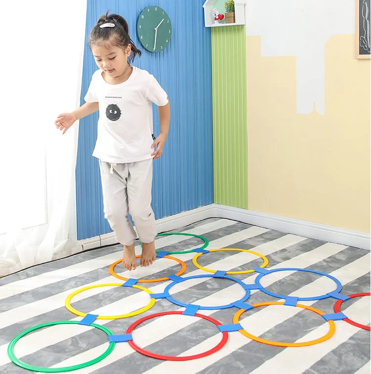 Outdoor Garden Children Play Kindergarten Toys Plastic Hopscotch ...