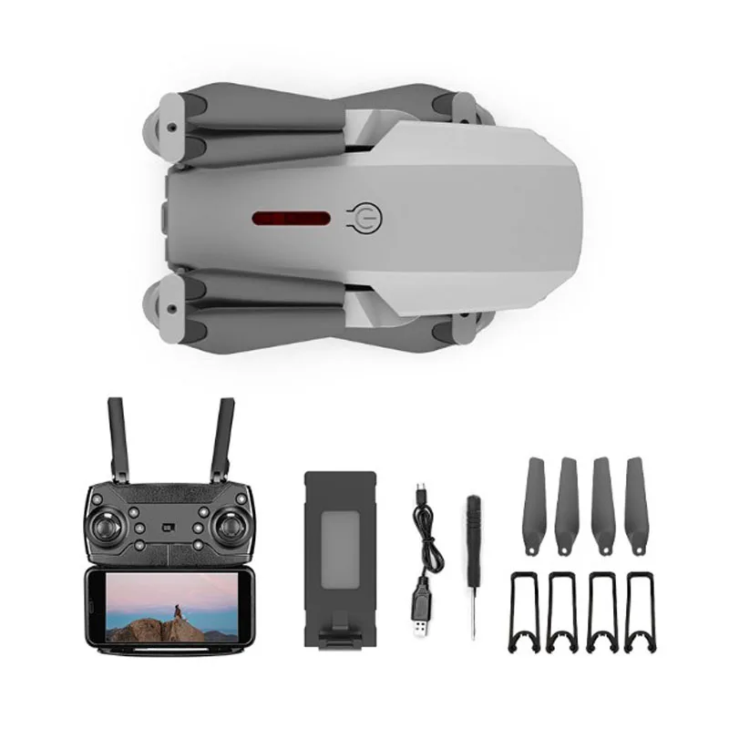 Drone Camera FPV 4K HD Mini RC Quadcopter Foldable Design Plastic Beginner-Friendly 1KM Transmission WiFi Real-Time Transmission
