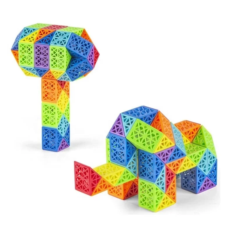 レア　ルービックキューブ　マジックルーラー　ルービックスネーク 24 36 48 60 72ブロック中空レインボーマジックスネークルーラー