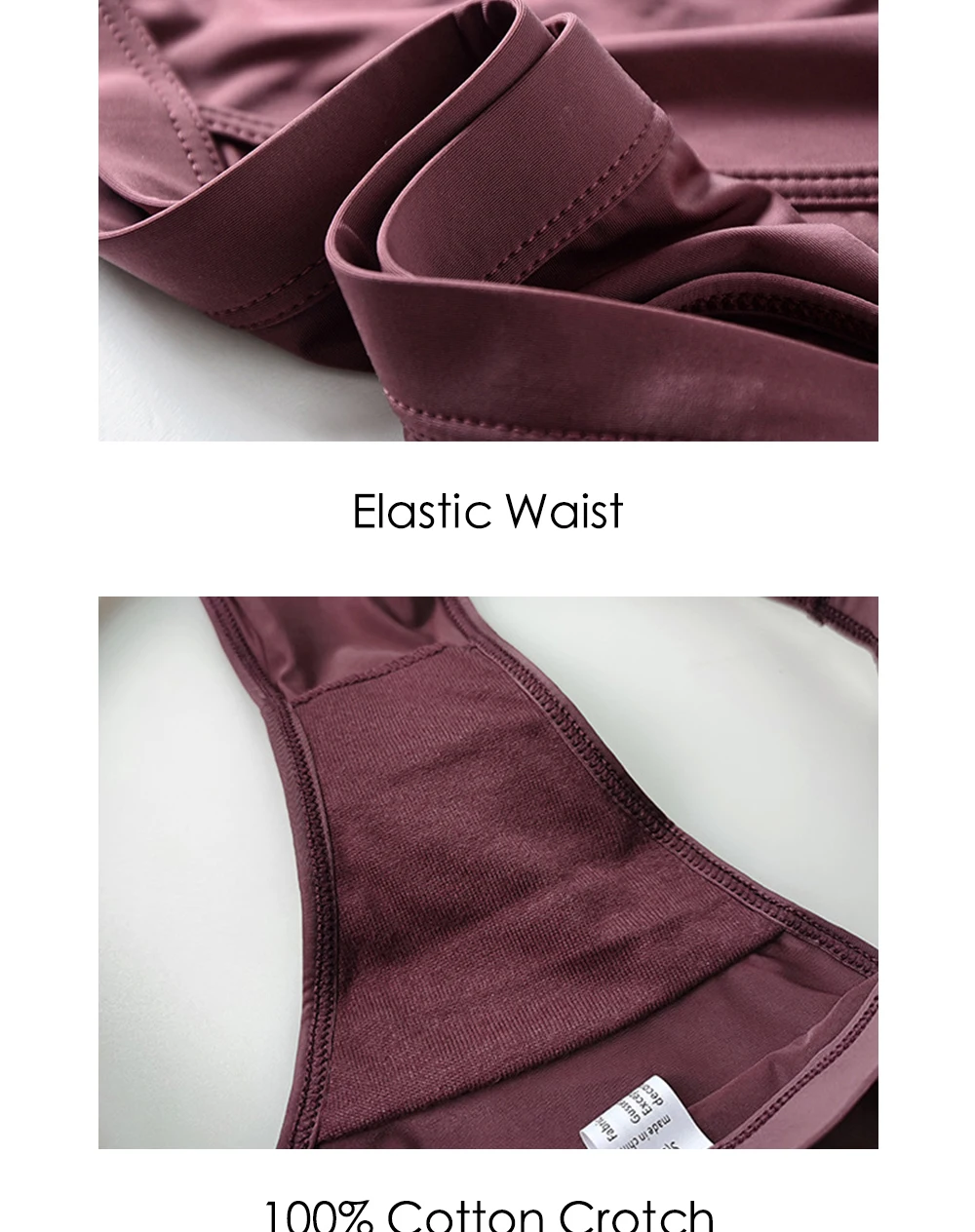 Lowrise Sports Fitness Briefs Underwear For Woman Soft Panties For