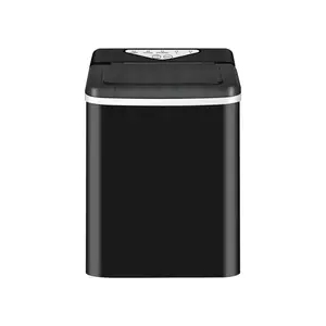 Self-Cleaning Countertop Electric Ice Maker with Automatic Nugget Cube for Office Kitchen Plastic Housing